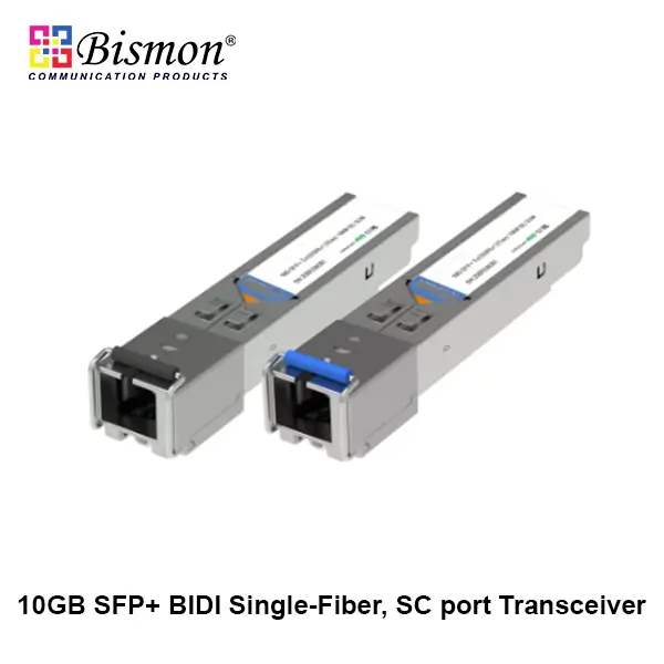 10G BiDi SFP+ 1270/1330nm 10KM SC SingleFiber Optical Transceiver